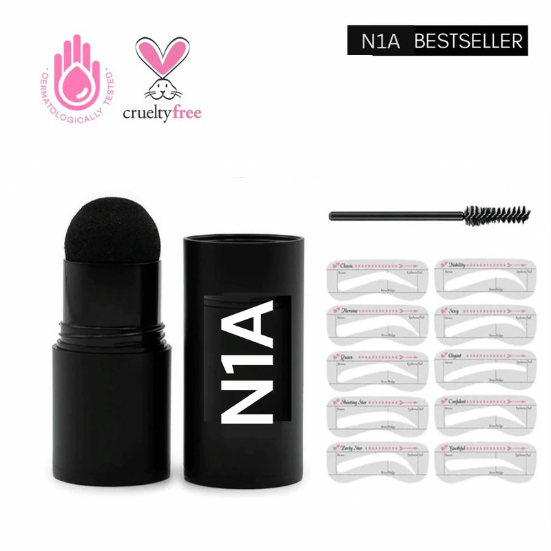 NIA™ Augenbrauenstempel-Set | 8 Schablonen